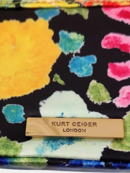 Kurt Geiger 🪢RARE❗️EUC Mini Floral Embellished Kensington Bag - Picture 8 of 9